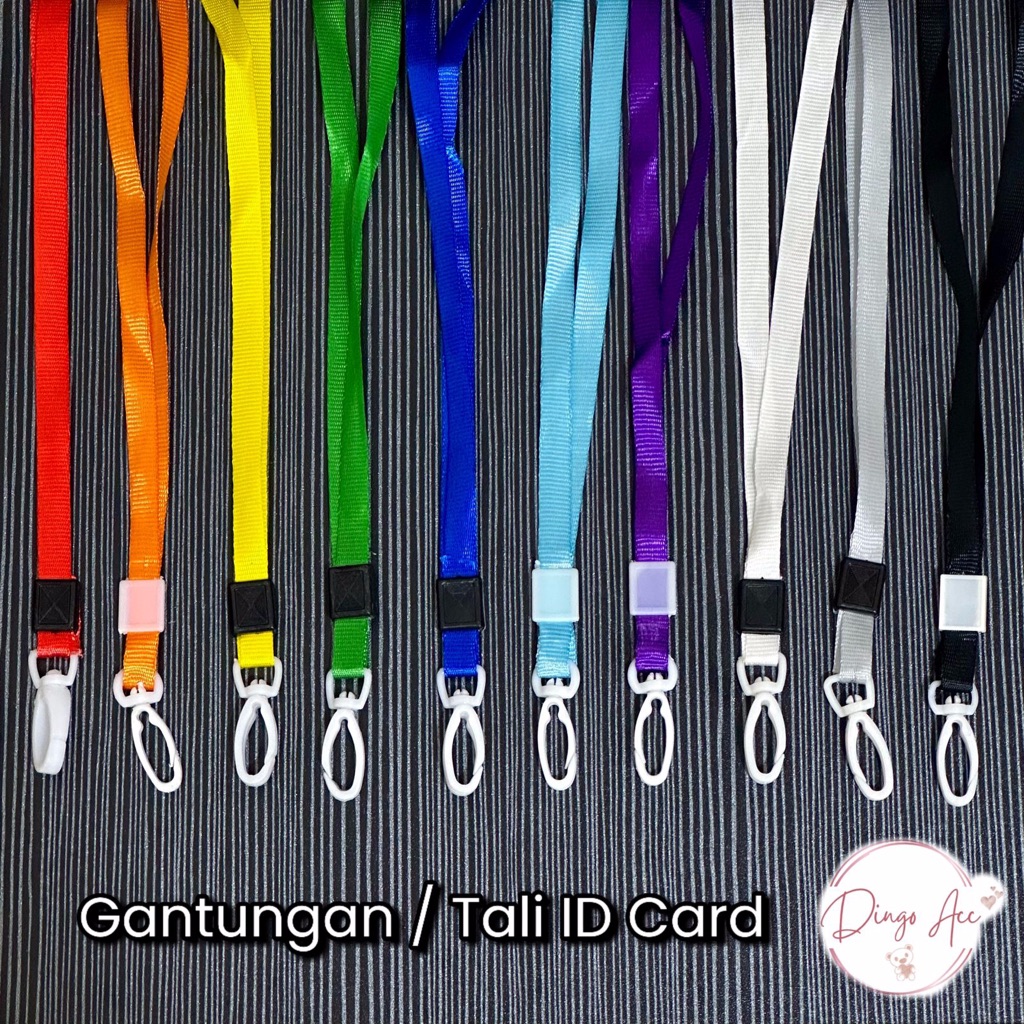 

Tali Gantungan ID Card/ Strap Badge ID Nylon Hook Plastik – DingoAcc