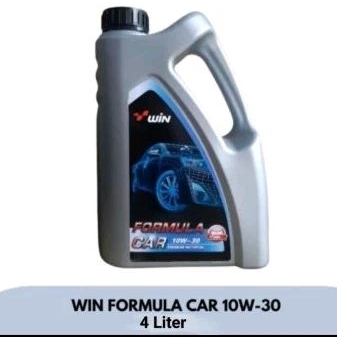 Oli Win Formula Car 10W30 Api SL (4L)/Pelumas Mesin Bensin Win 10W-30/10-W30 (4 Liter)