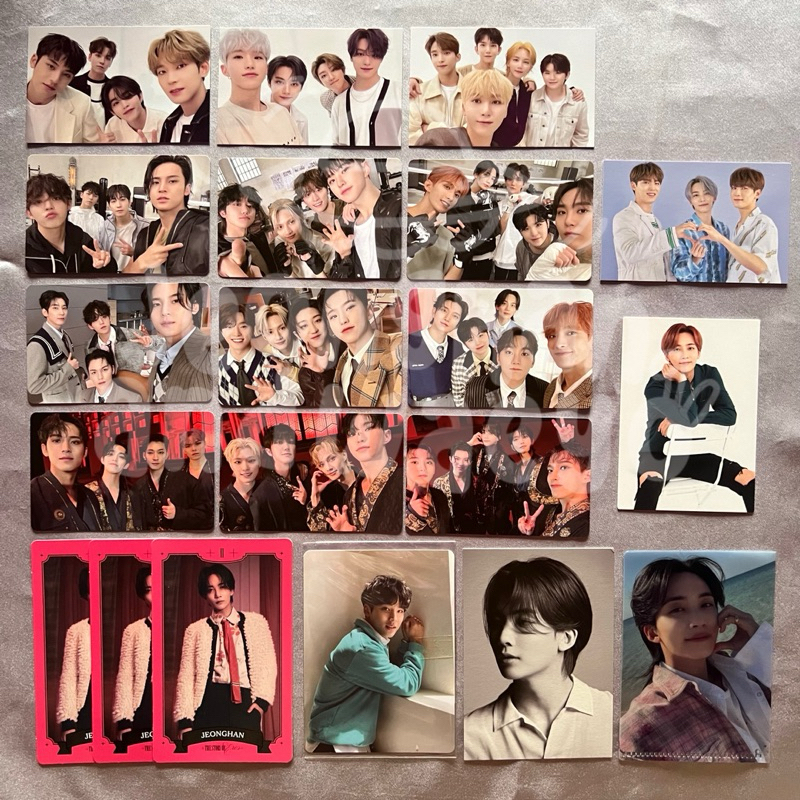 SEVENTEEN PHOTOCARD TRADING CARD UNIT FML DELUXE CARATLAND HHU VU PEPO CARATLAND 2021 PC TC