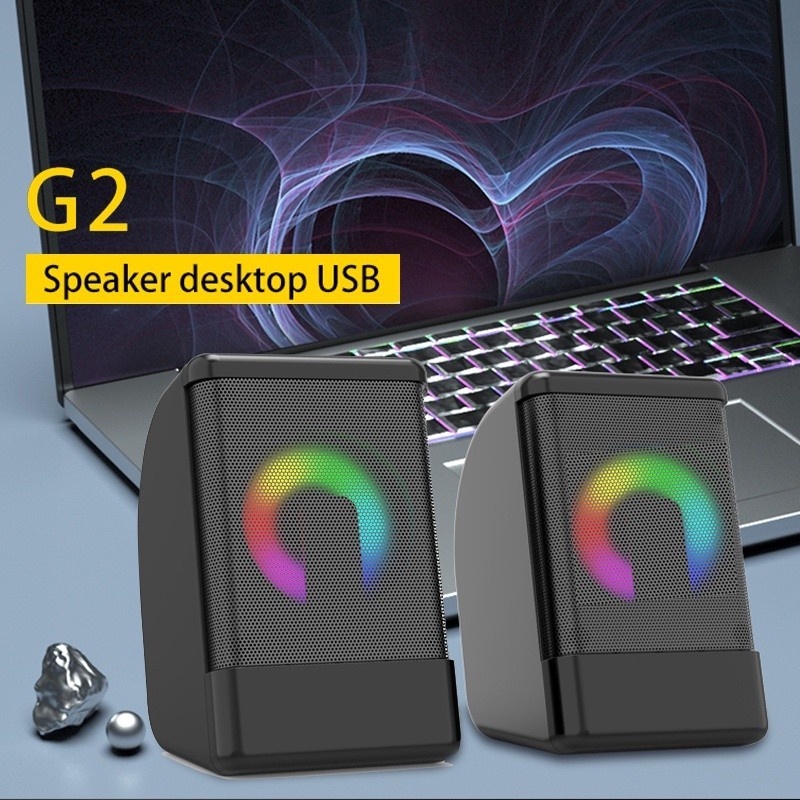 GROSIR Speaker K One G2 lampu  Speaker bagus  Speaker komputer SPEAKER GAMING RGB SUARA BAGUS SPEAKE