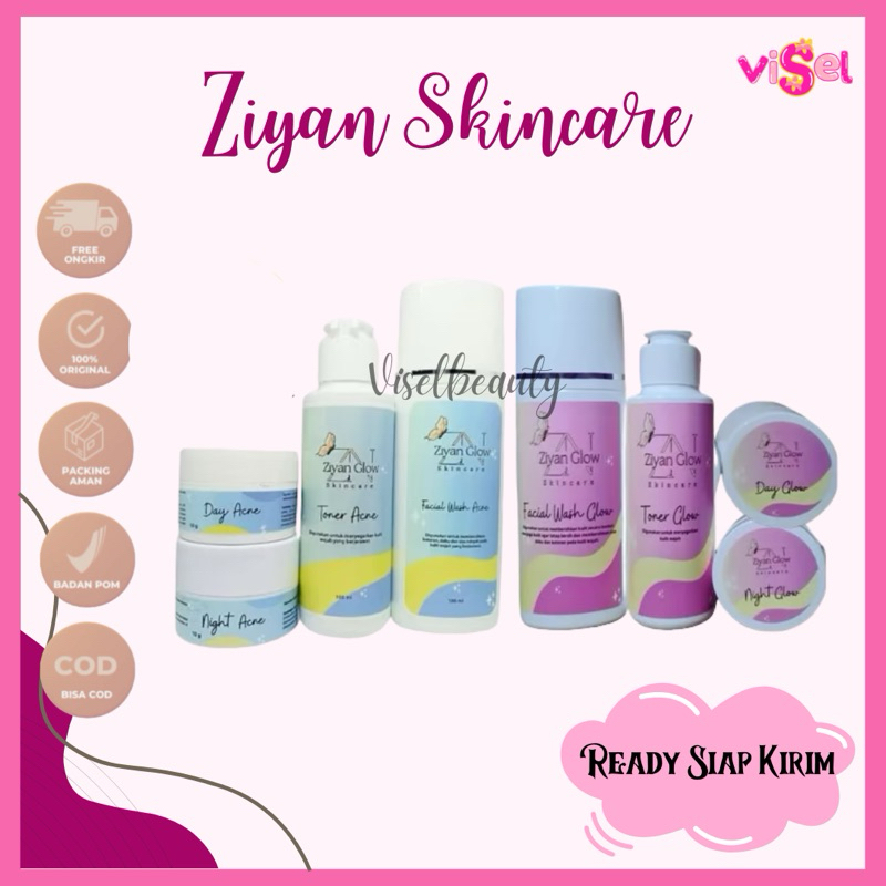 ZIYAN SKINCARE ZIYAN PAKET GLOW ZIYAN PAKET NORMAL ZIYAN ACNE ZIYAN ORIGINAL