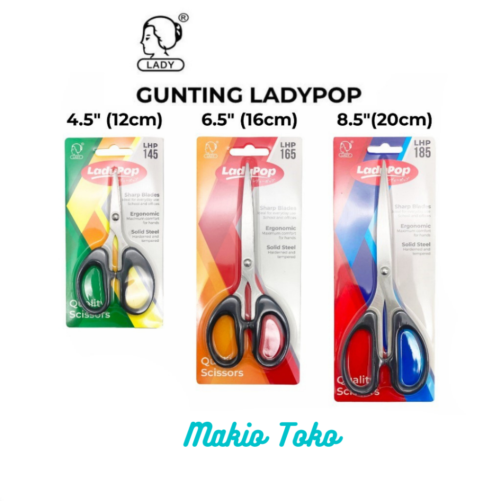 

Ladypop Gunting Kertas Stainless Steel Tajam