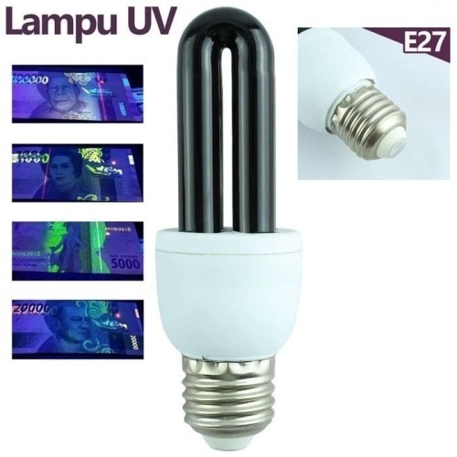 LAMPU UV MONEY DETECTOR UANG PALSU 9 13 15 18 20 WATT ULTRAVIOLET 9w 13w 15w 18w 20w