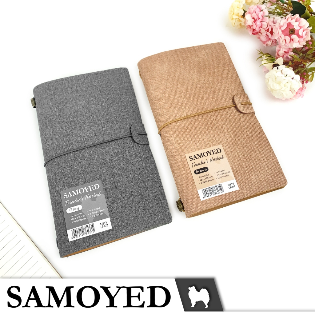 

SAMOYED NBTV-L9 Buku Tulis / Catatan / Agenda / Jurnal / Traveler's Notebook / Diary / Journal