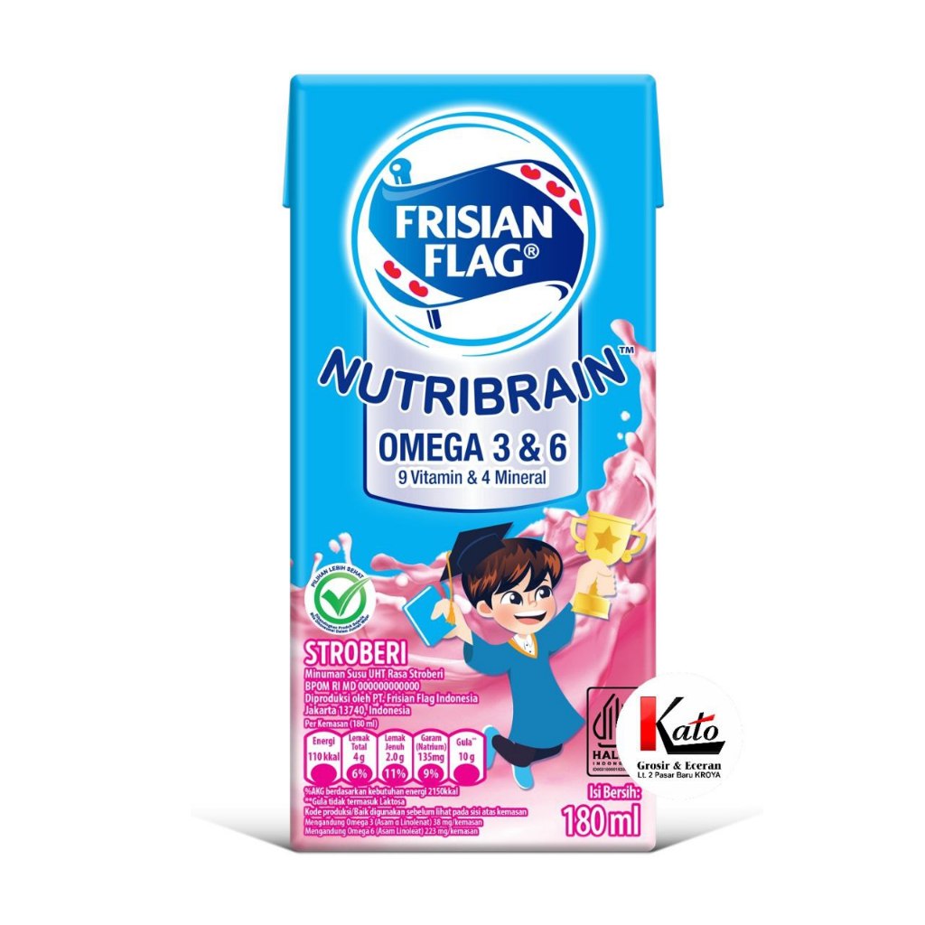 

Frisian Flag Omega Susu UHT Strawberry 180ml