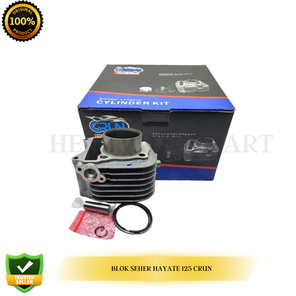 BLOK BLOCK SEHER CYLINDER BLOK SET HAYATE 125 CRUN
