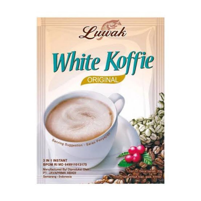 

10 PCS Kopi bubuk luwak white coffee/kopi aman lambung/kopi luwak/luwak white koffie