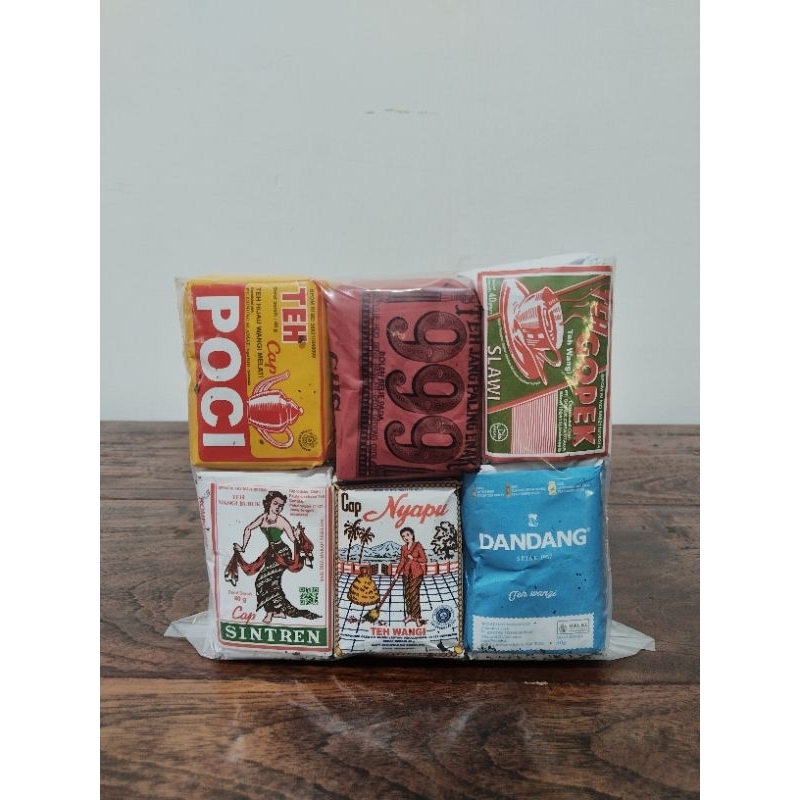 

TEH RACIK PREMIUM 1 KOMBINASI 6 MERK TEH PILIHAN BISA COD COCOK UNTUK JUALAN ES TEH JUMBO