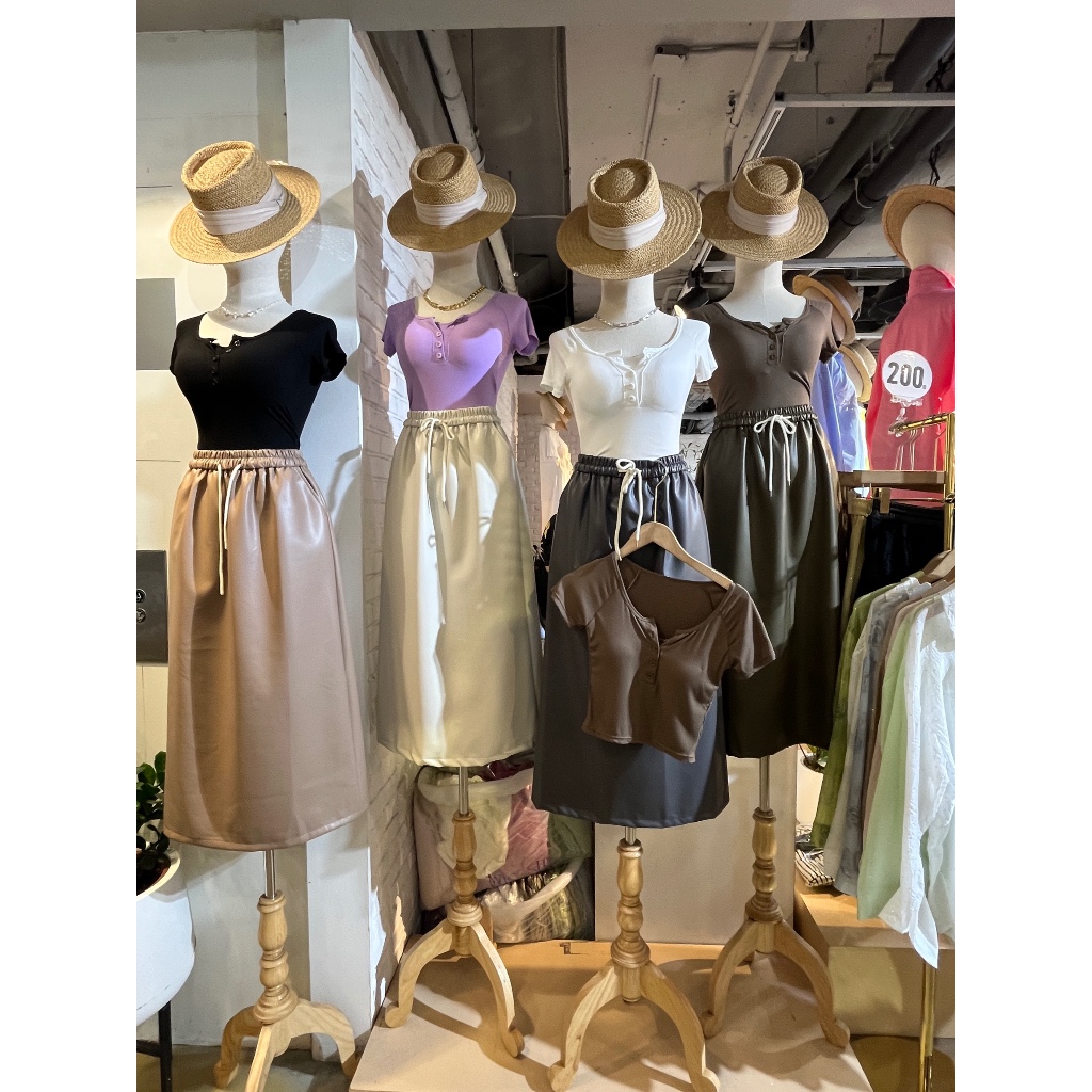 Rok MIDI KULIT BANGKOK ORIGINAL