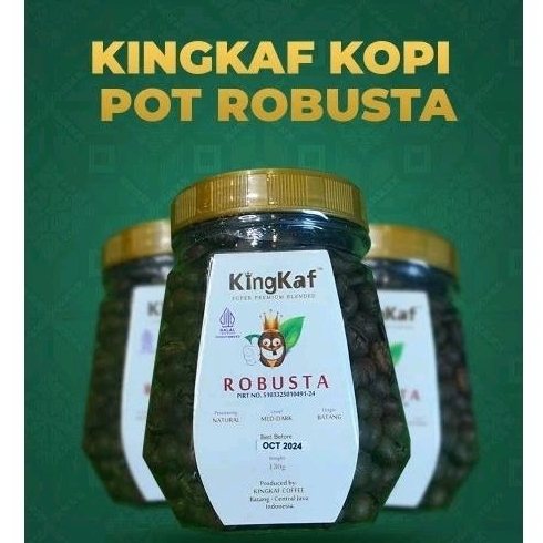 

Kopi Pot Robusta Varian Bubuk Kopi dan Biji Kopi Level Med-Dark Natural Kopi Premium Blended UMKM Asli Indonesia_Tresnan Approved