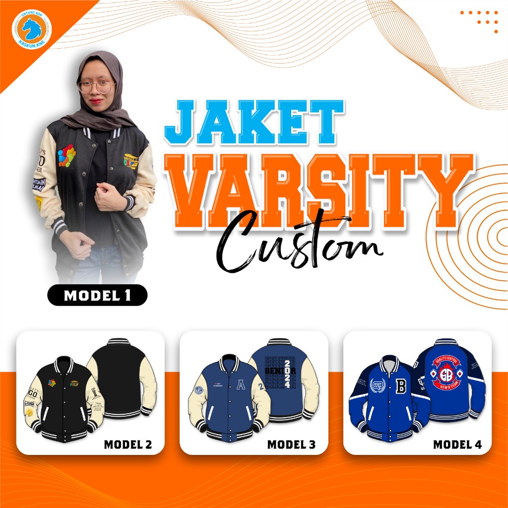JAKET VARSITY CUSTOM / JAKET BASEBALL CUSTOM / JAKET KOMUNITAS / JAKET EVENT
