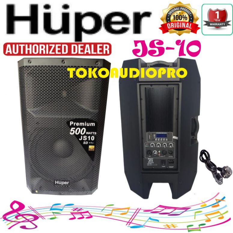 Huper JS10  15 Inch Speaker Aktif Original Huper JS-10
