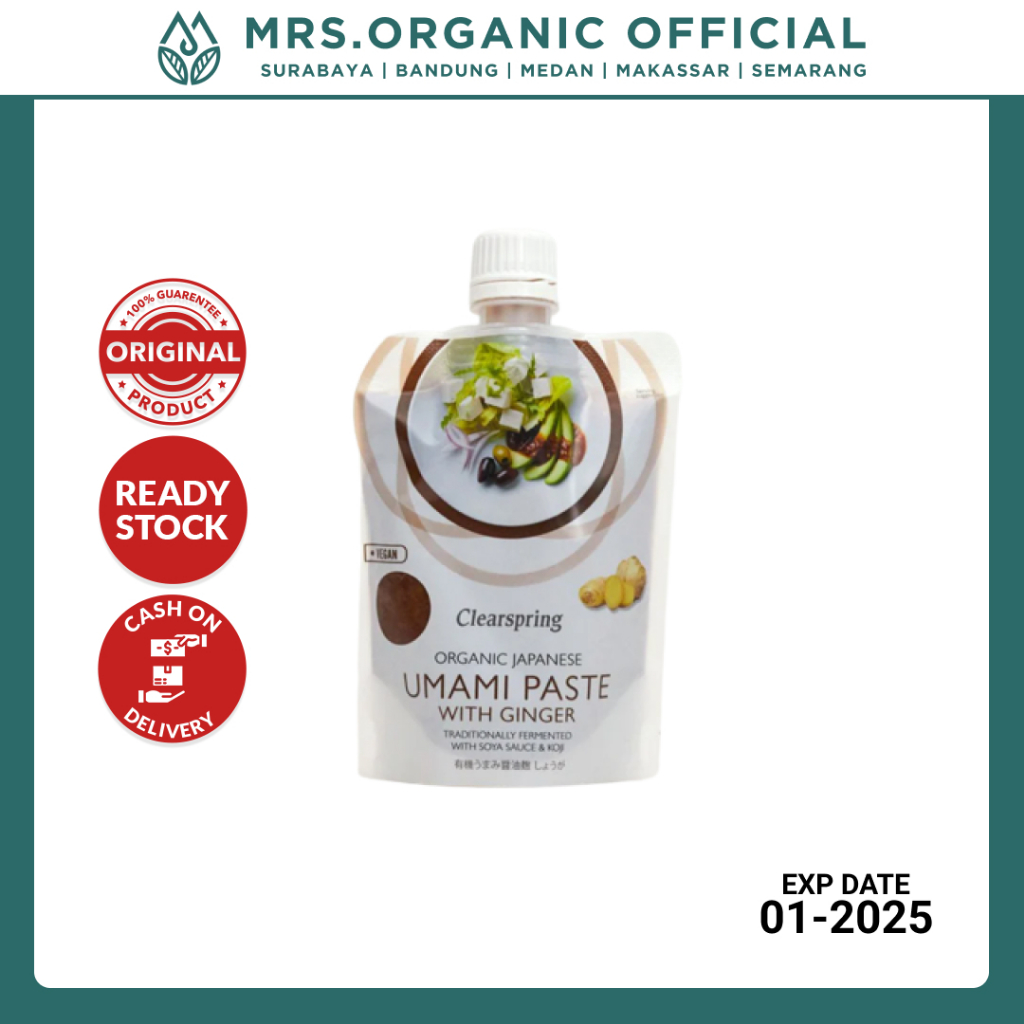 

Clearspring Organic Pasta Jepang Umami Paste With Ginger 150 gr