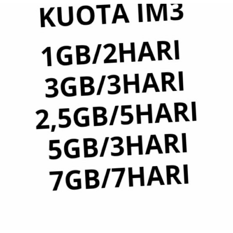 PAKET INTERNET IM3 TERMURAH