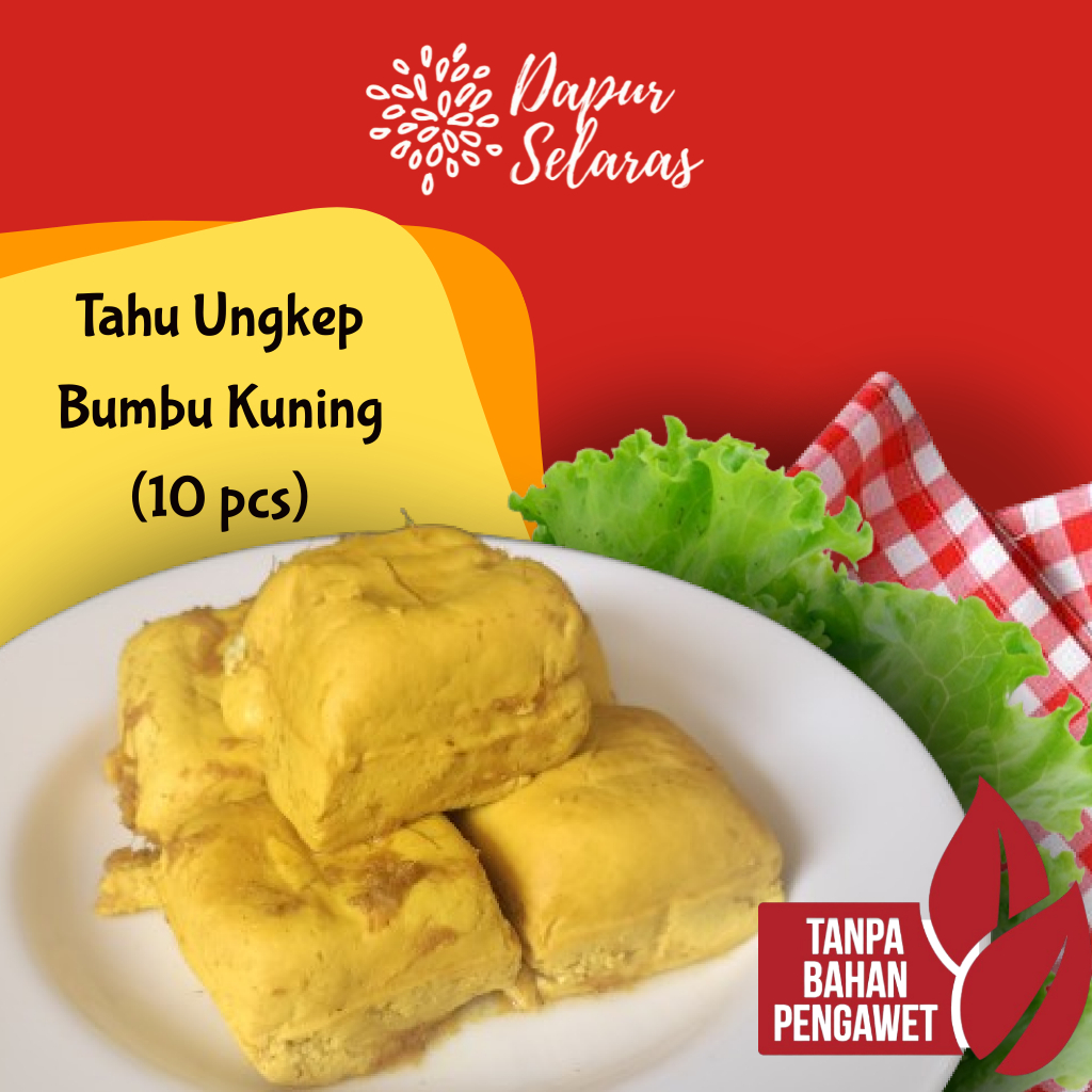 

Tahu Ungkep Bumbu Kuning Siap Goreng (10 Pcs) | Dapur Selaras