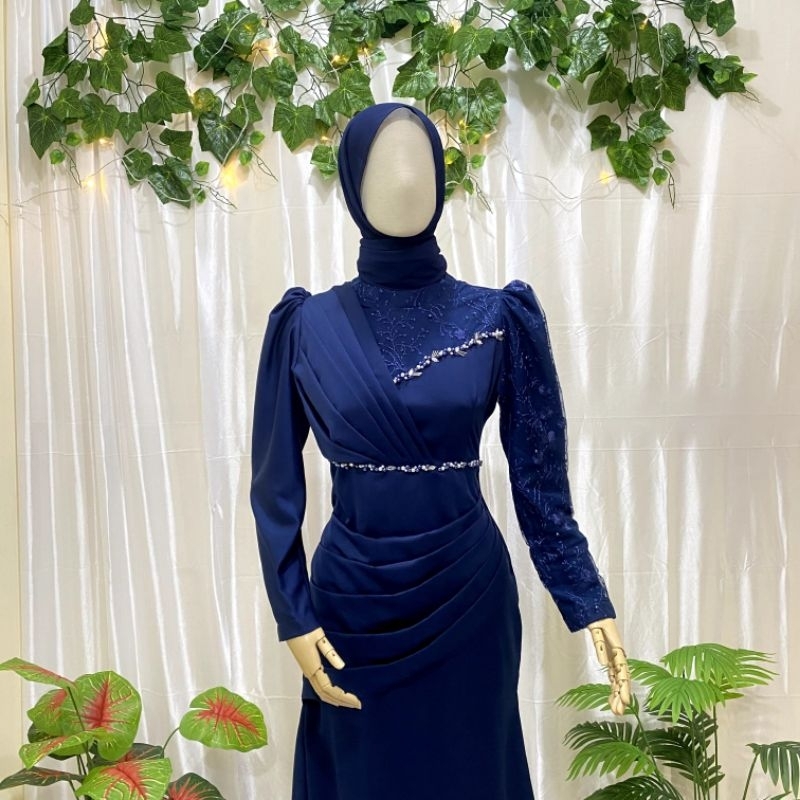 JIHAN dress gaun mermaid gaun terbaru gaun kondangan