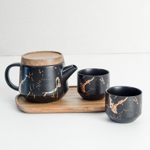 Brewsuniq - Duquet Tea Set Series / Teapot Set Cantik Unik Estetik Minimalis