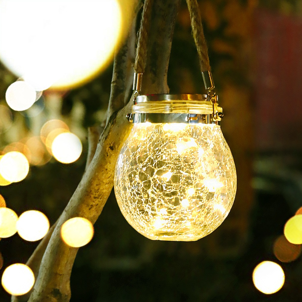 Lampu Hias Natal / Lampu Hias Botol Kaca LED Lampu Hias LED Lampu Tumblr Outdoor solar charging