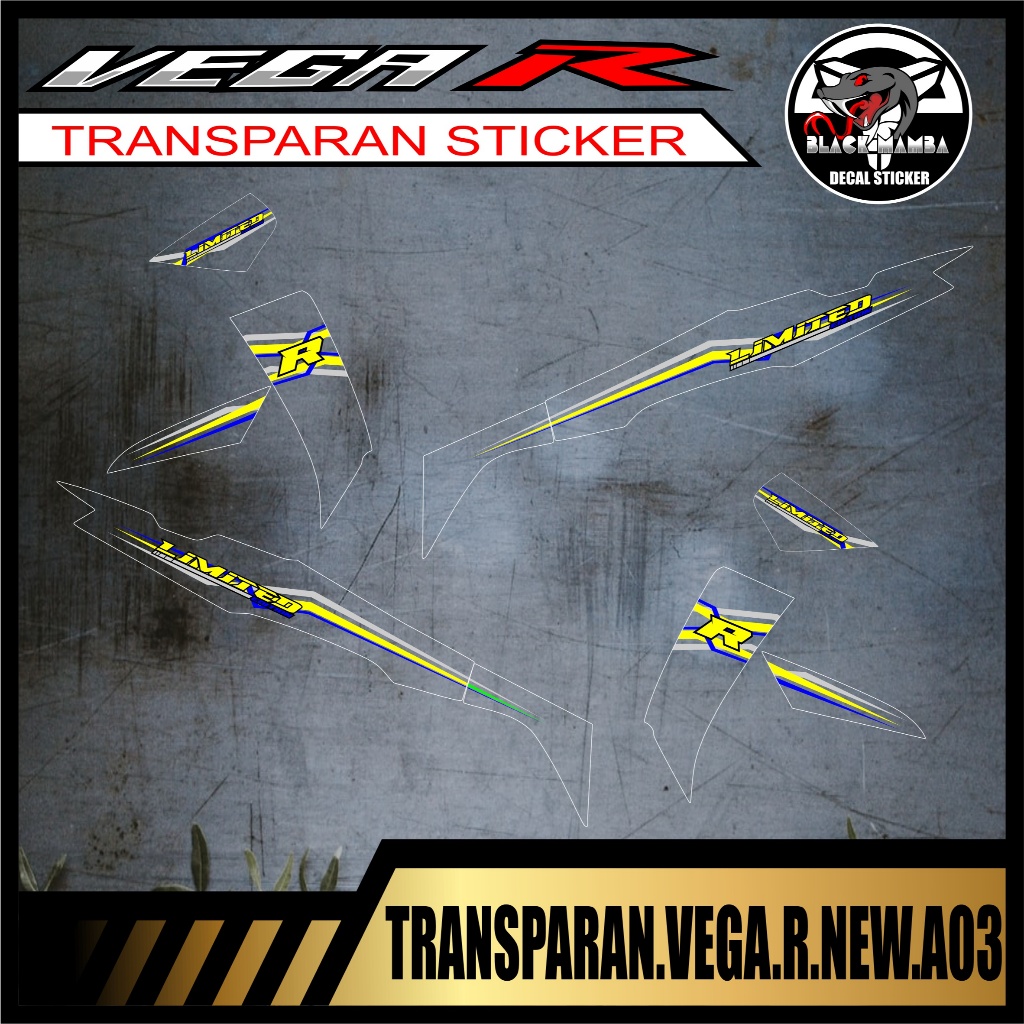 STRIPING TRANSPARAN VEGA R NEW VARIASI TRANSPARAN VEGA R NEW CODE A03