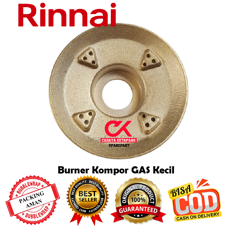 Burner Model Rinnai Kecil Ori - Original Grade Sparepart Kompor Gas