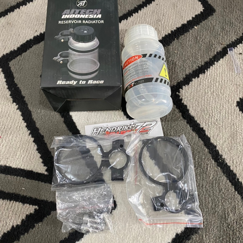 Variasi tabung botol wadah reservoir air radiator Aitech Original New Model HRC Ai tech kawasaki nin