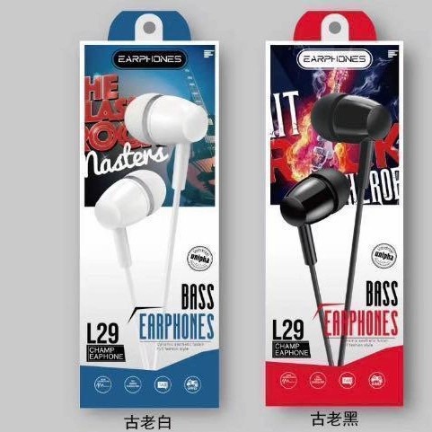 BestPromo Headset L29 Jack 3.5Mm Super Bass L29 - Hansfree Jack 3.5Mm Mega Bass Earphone Stereo Ss-