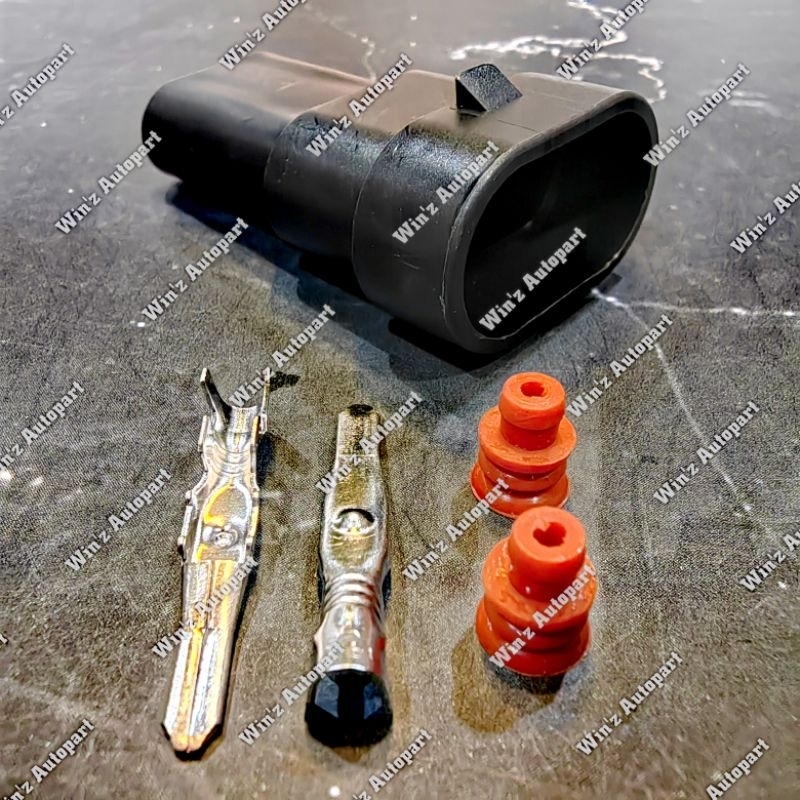 SOKET FITTING LAMPU HB3 HB4 MALE / SOCKET LAMPU HB3 HB4 COWO / SOCKET WATERPROOF MALE LAMPU HB 3 HB 