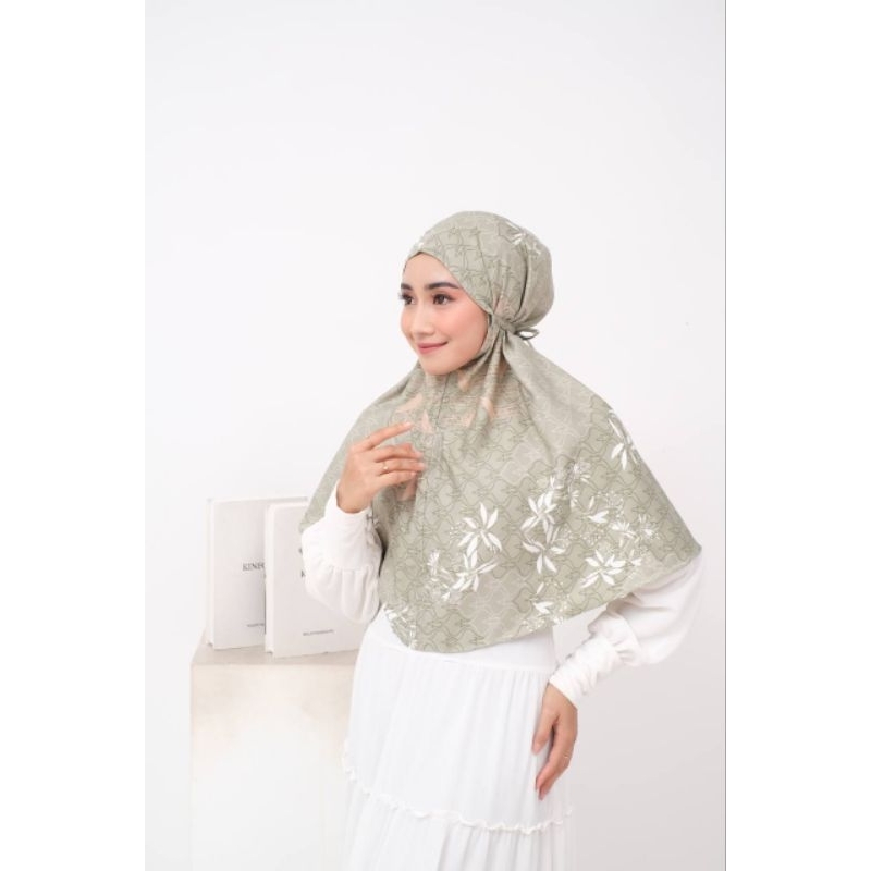Bergo maiza/ hijab instan/ hijab khimar / jilbab motif