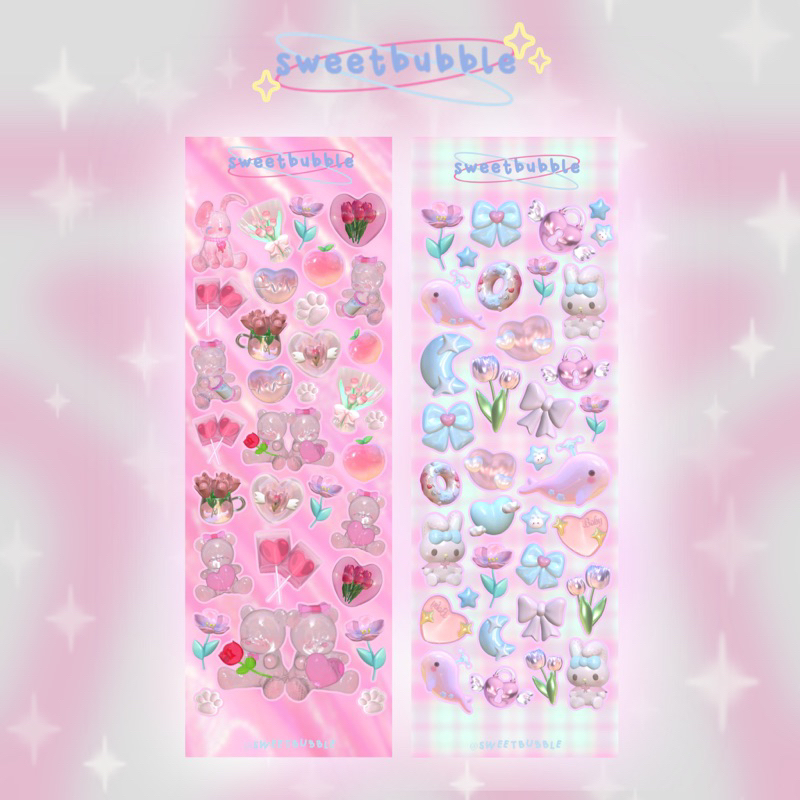 

[sweetbubble] sticker deco pink cute sanrio my melody kuromi / stiker deco / sticker kpop / sticker nct / sticker bts / sticker toploader / toploader deco / sticker aesthetic / sticker y2k / stiker aesthetic / sticker new jeans / sticker enhypen