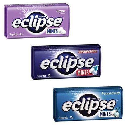 

Wrigley's eclipse sugarfree permen mint 40g import