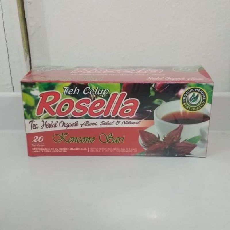 

TEH CELUP BUNGA ROSELLA HERBAL KENCONO SARI ORIGINAL ASLI