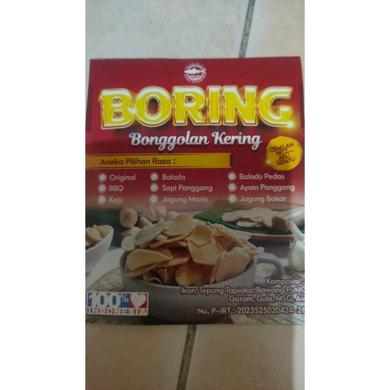 

BORING (BONGGOLAN KERING) KHAS GRESIK