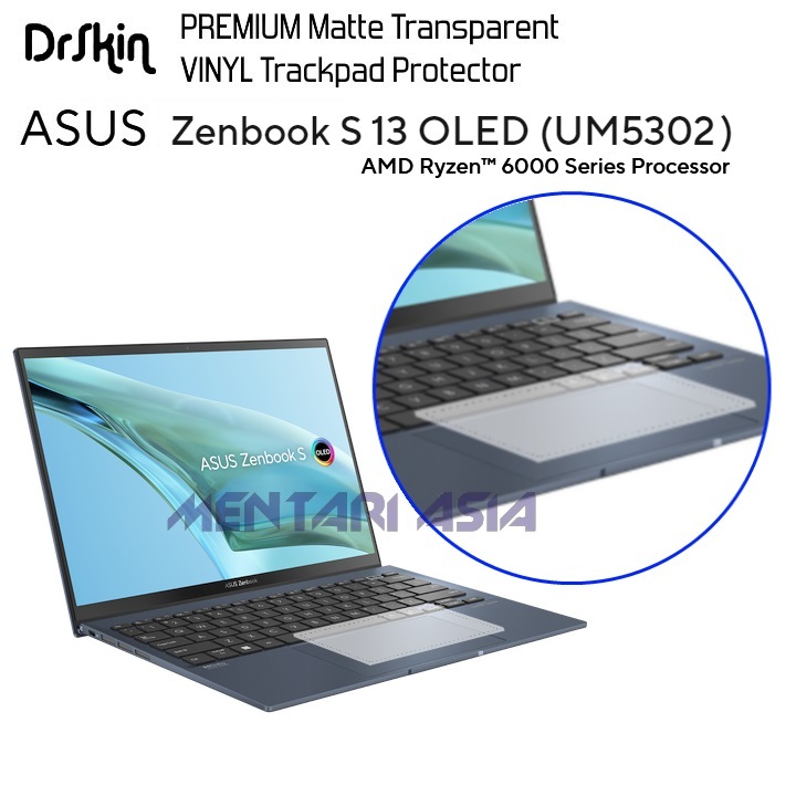 Touchpad Protector ASUS ZenBook S13 OLED UM5302 - DrSkin PREMIUM Matte Vinyl
