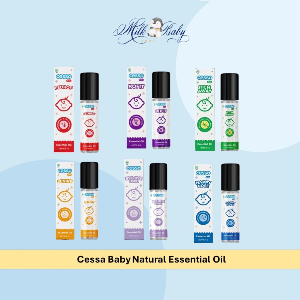 Cessa Baby Natural Essential Oil Minyak Aroma Terapi Bayi - 8 ml
