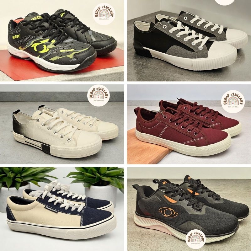 [SIZE 38-44] SEPATU DEWASA BADMINTON RUNNING AIRWALK DIADORA ASTEC PRIA WANITA GIRL BOY LARI BULUTAN