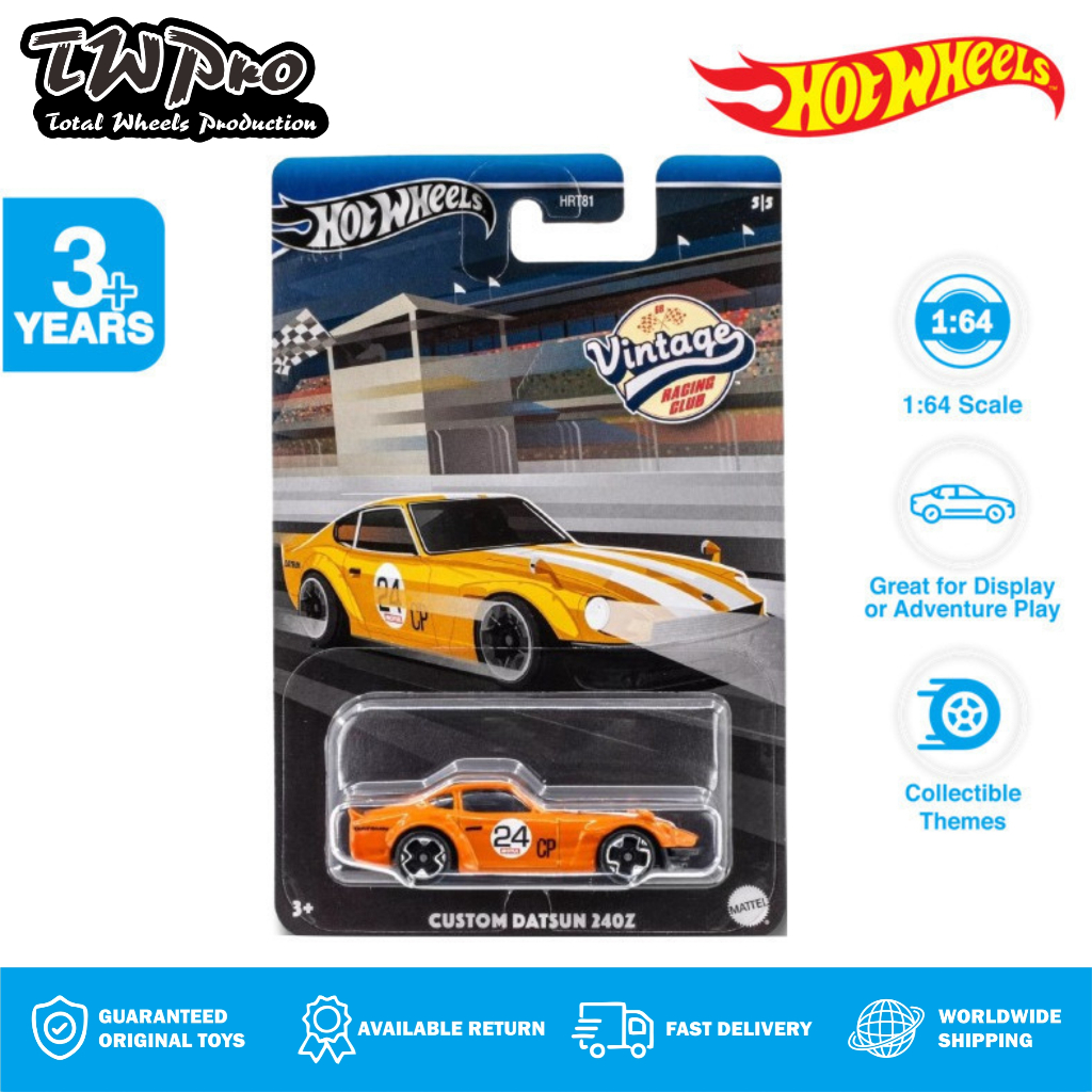 Hot Wheels Vintage Racing Club Custom Datsun 240Z - TWPRO - TW PRO
