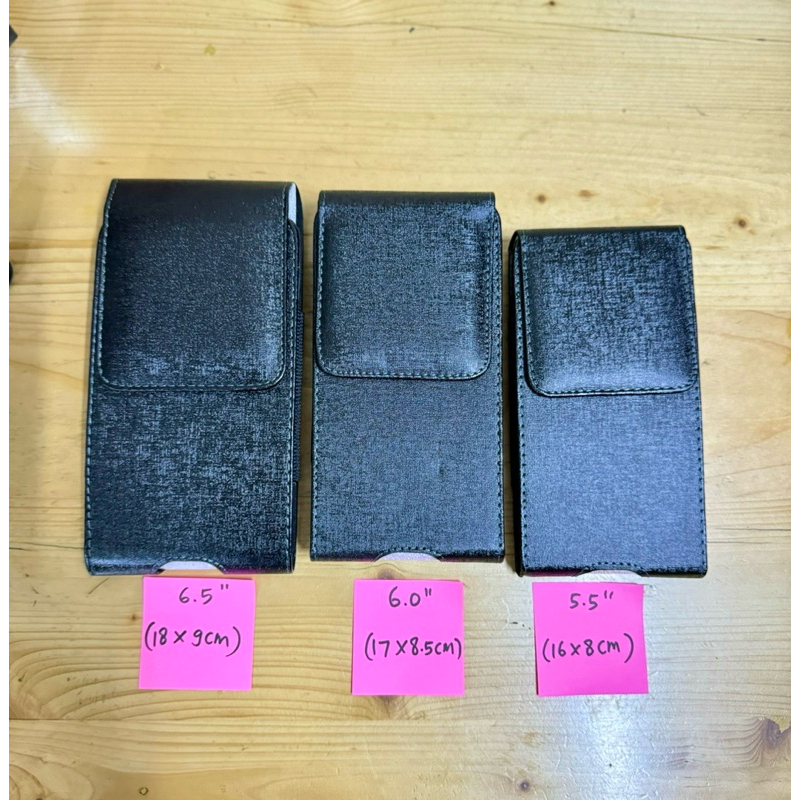 Sarung Pinggang HP Holder Centolan Besi leather 6.5 inchi 6.0 inci 5.5” Kulit Sintesis Handphone Dom