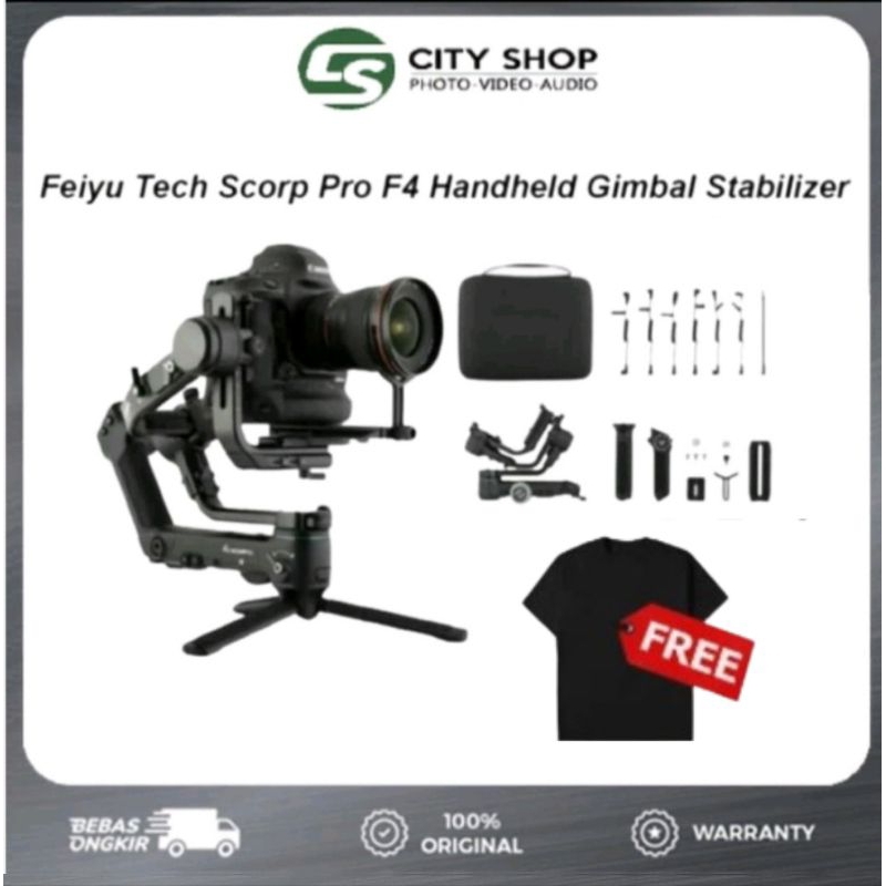 FeiyuTech Feiyu Scrop Pro F4 Gimbal Stabilizer Kamera