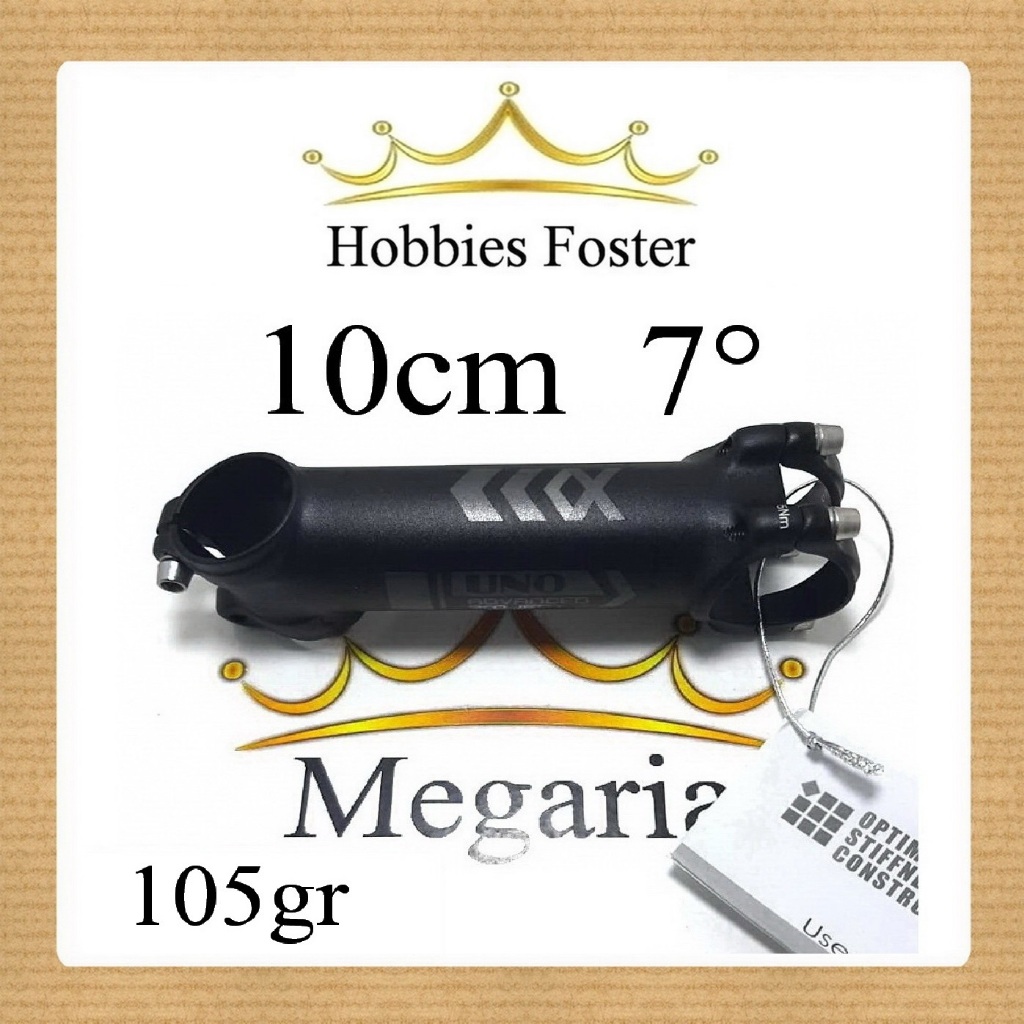 Stem UNO Advanced 100mm 10cm 7 derajat Lightweight Ultralight