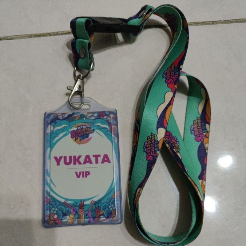 lanyard benefit yukata + vip card yukata jkt48