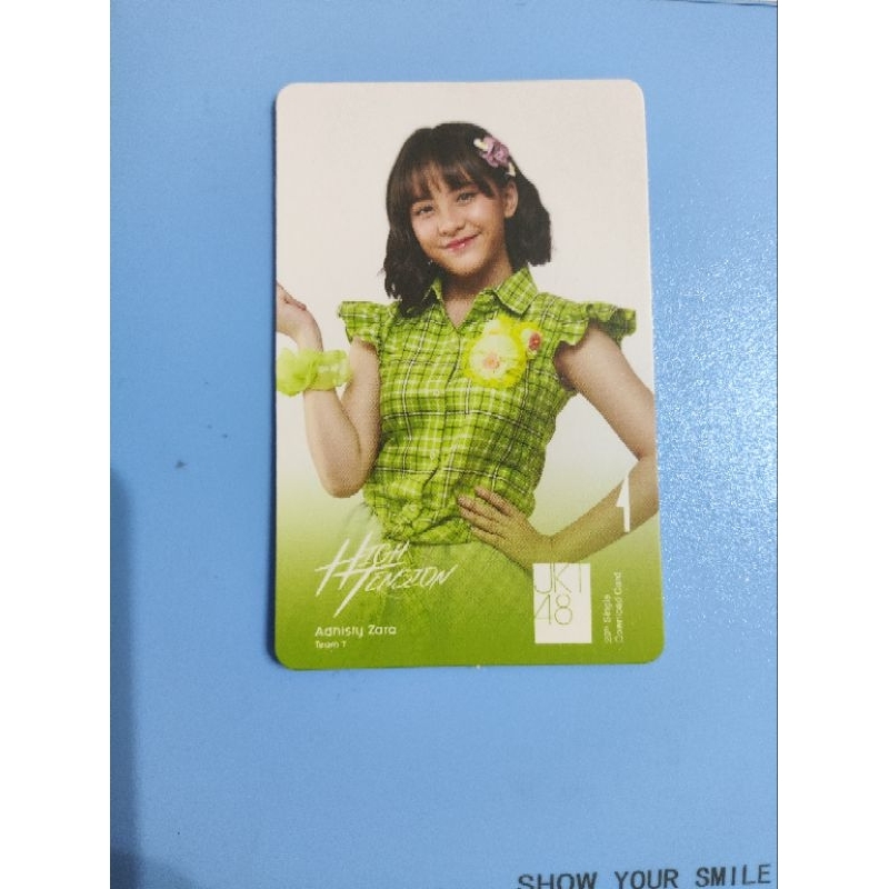 photocard zara high tension jkt48