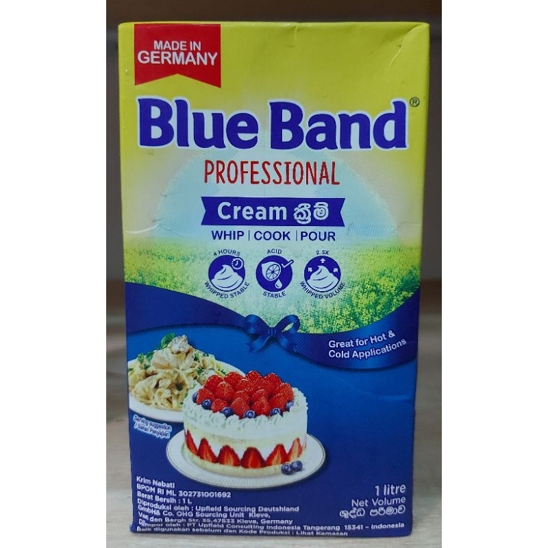 

Blue band whipping cream 1lt