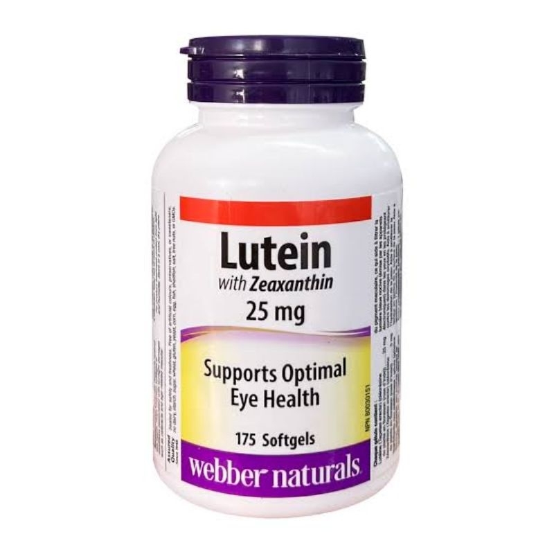 

Webber Naturals Lutein 25mg isi 175 Softgel