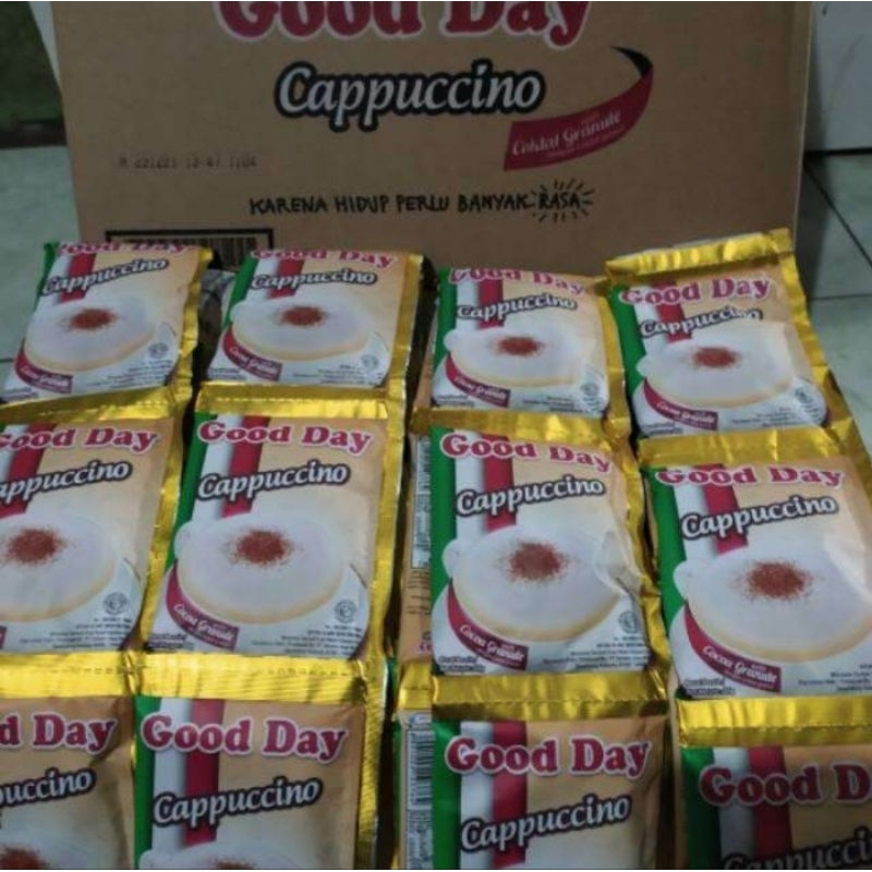 

GOOD DAY Cappuccino renceng isi 10 sachet- kopi goodday capucino