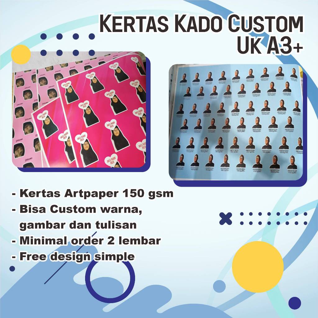 

Kertas Kado Custom