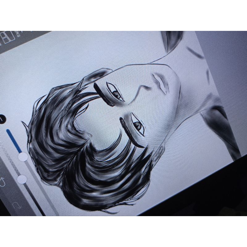 

art commission, jasa desain gambar wajah sketch/ sketsa/ bnw/ black and white