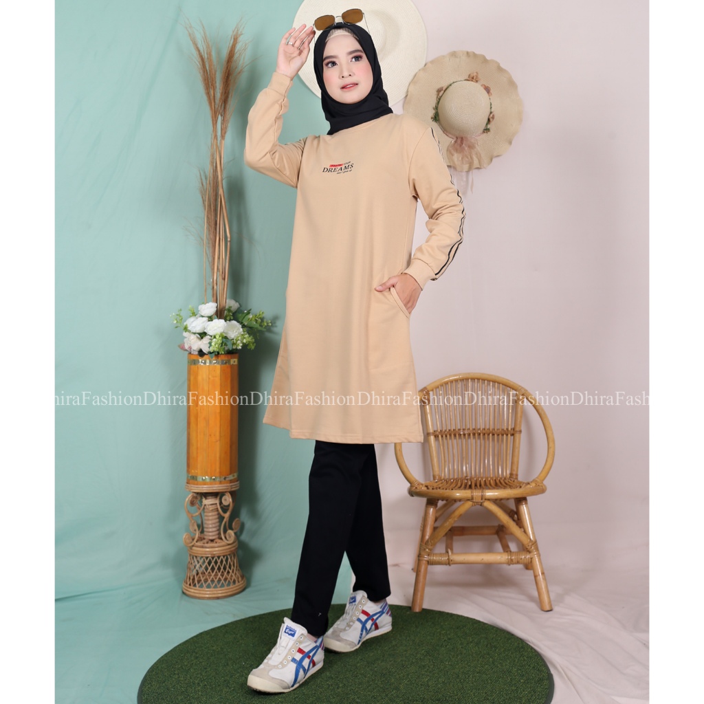Tunik Kaos Wanita model Terbaru