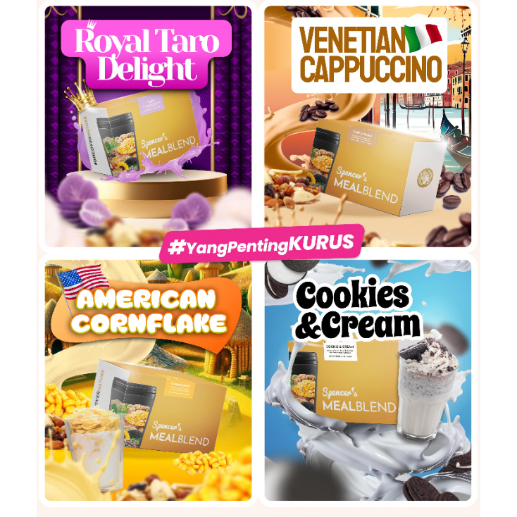 

PROMO!!! Spencer's MEALBLEND isi 4 BOX / Spencers MEAL BLEND / Meal Replacement