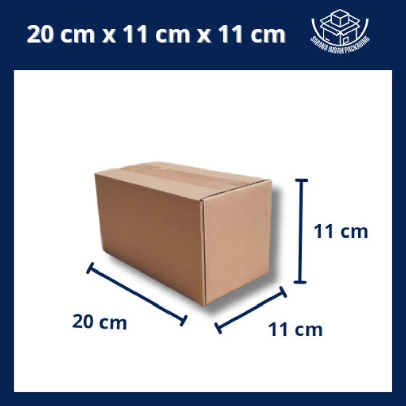 

(5 pcs) Kardus Packing Polos Sedang, Box Packing dll 20x11x11 cm