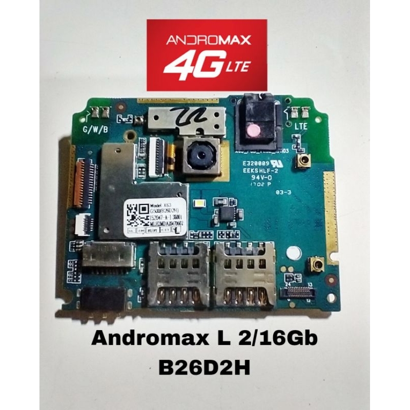 andromax L B26D2H 4G 2/16 mesin original perawan normal siap pakai